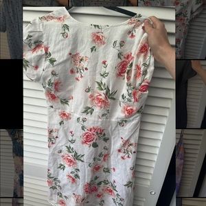 Zara Floral Button Up Dress